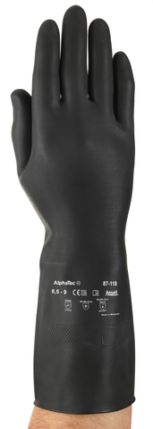 Ansell producten handschoen alphatec 87 118 natuurrubber mtl 8
