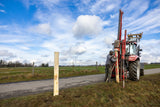 Ako producten robiniapaal hoek 250cm hoog 14 16cm