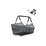 Basil fietsmand cento met mik bevestiging 14 liter 39 x 24 x 13 cm - zwart