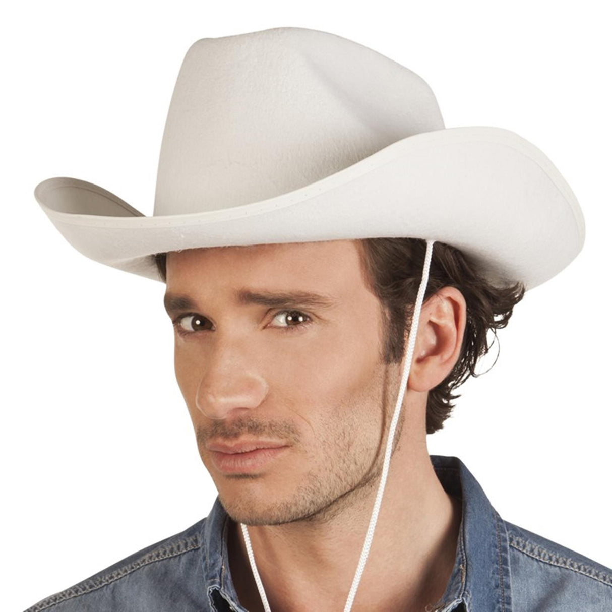 Boland hoed rodeo wit