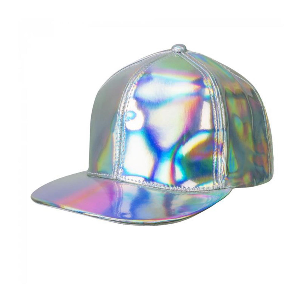 Boland cap holo regenboog 25cm verstelbaar