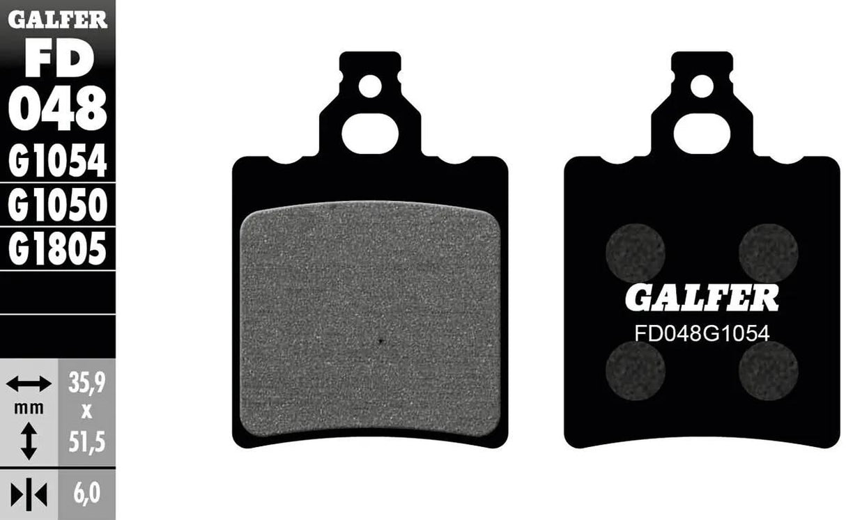 Galfer remblokken fd048 brake pad fd048 g1054 organic