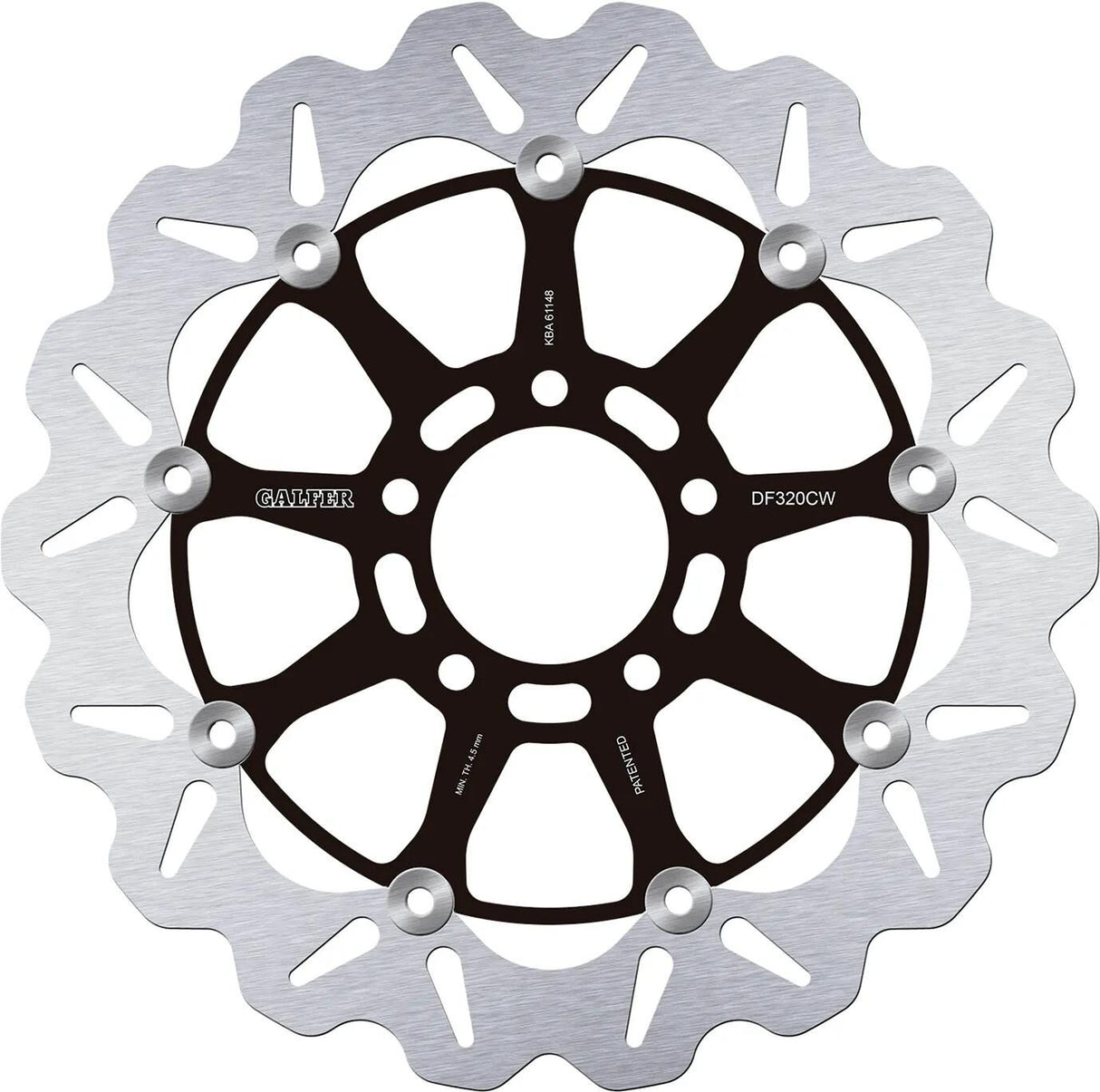 Galfer remschijf df320 rotor df320 type cw floating
