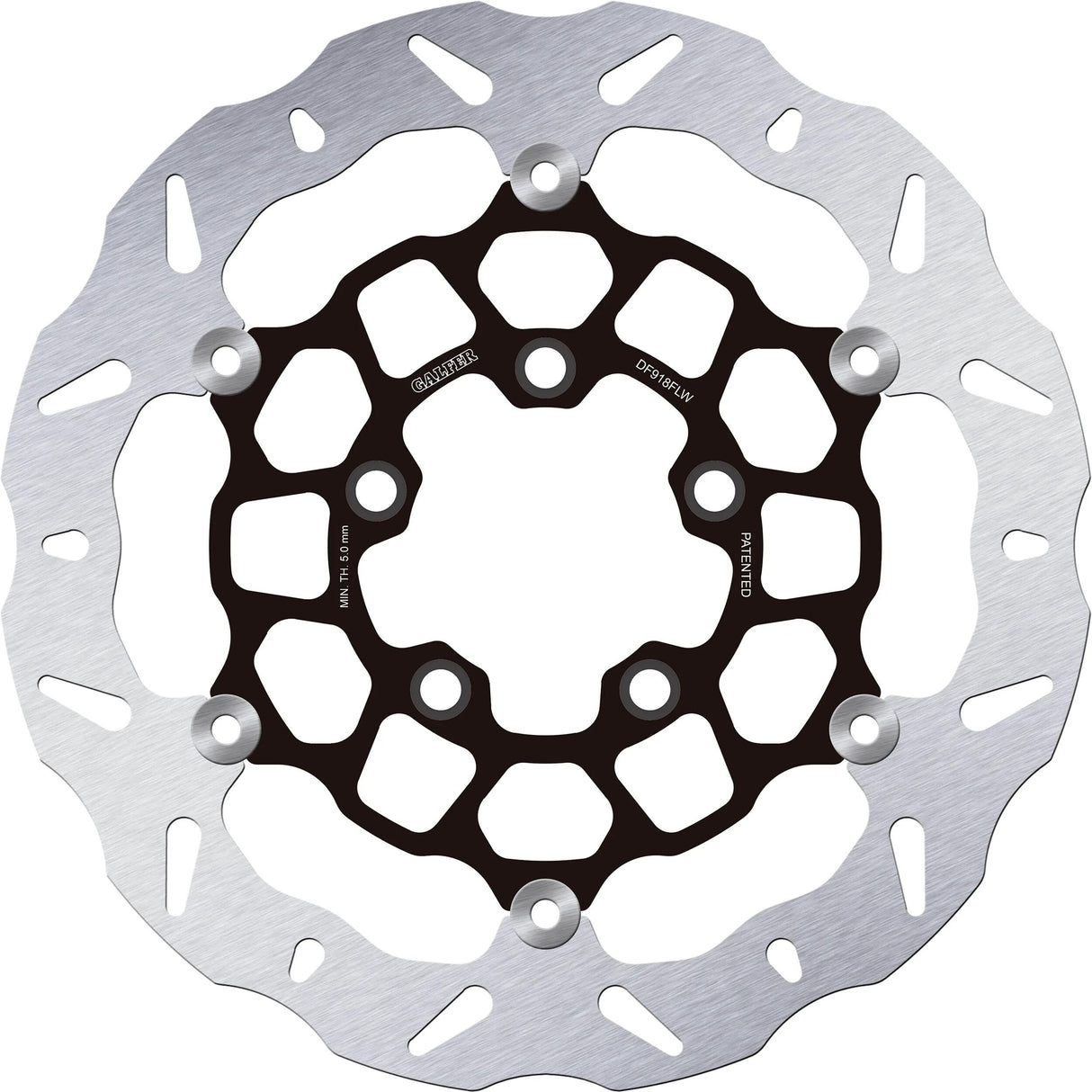 Galfer remschijf df918 rotor df918 flw floating steel ring