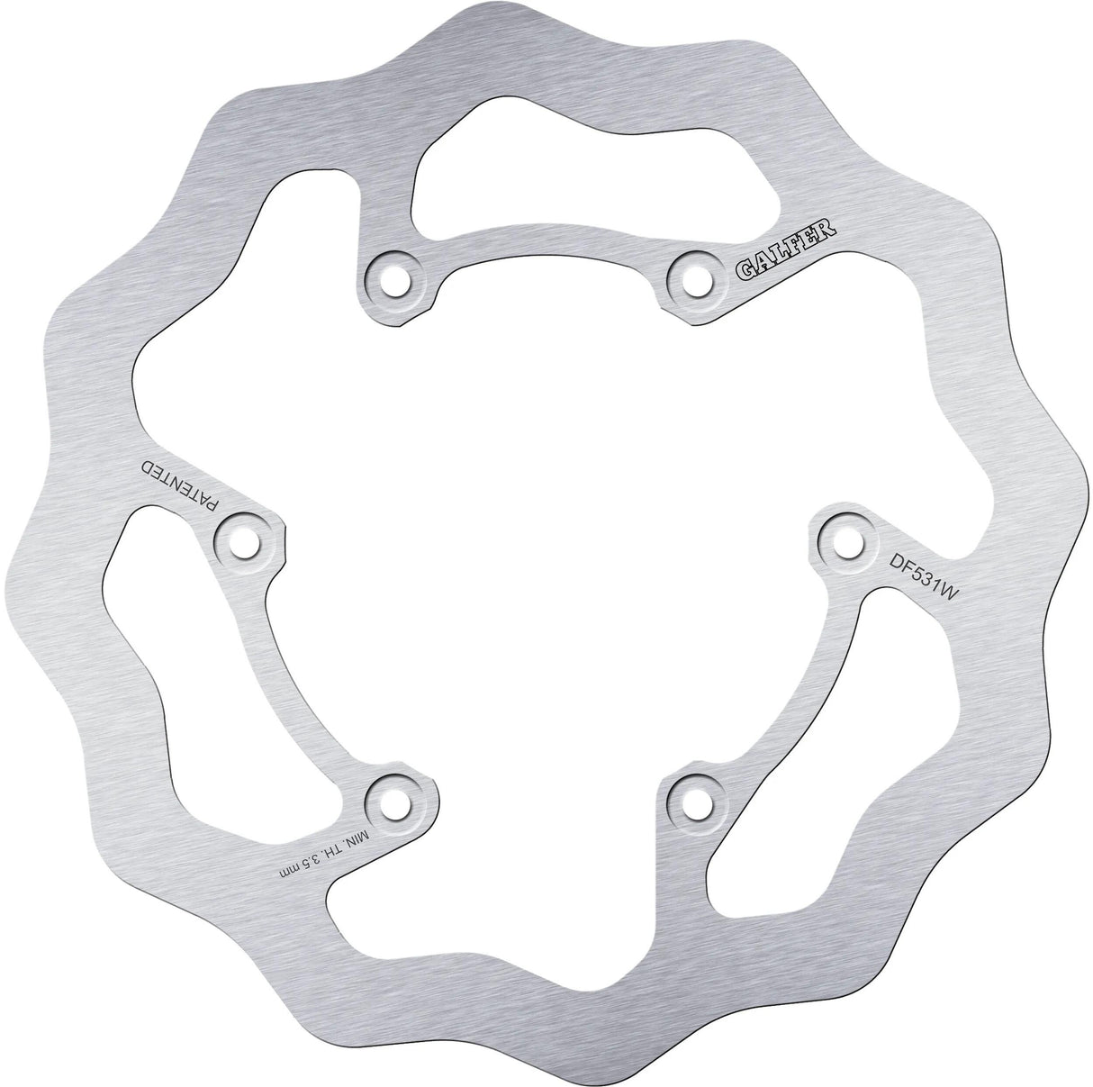 Galfer remschijf df531 wave rotor df531 type w offroad rigid