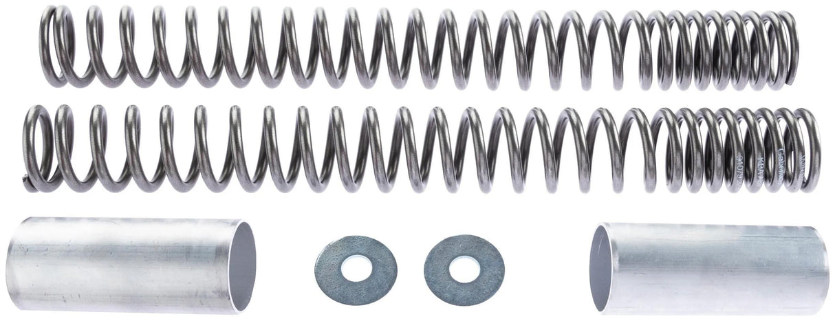 Wirth voorvork veerset fork spring set 2082 polished,cover 1206