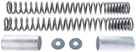 Wirth voorvork veerset fork spring set 6064 polished,cover 1287