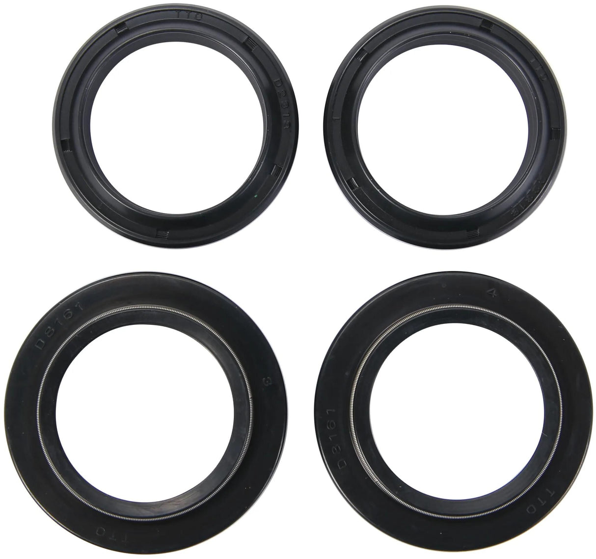 All balls racing voorvork keerring set fork seal set abr 56-127 incl. dust cap