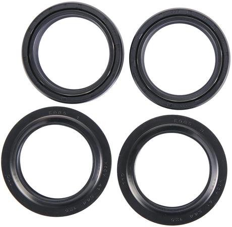 All balls racing voorvork keerring set fork seal set abr 56-132 incl. dust cap