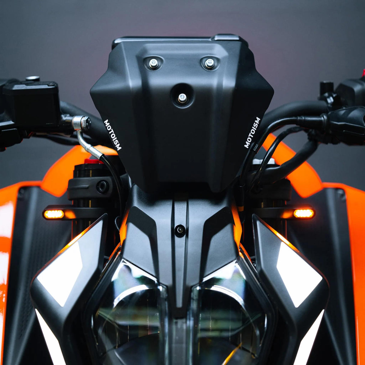 Motoism gabelschellen-led-blinker type four evo fork clamp turn signal mi type four evo 52 53 54 mm