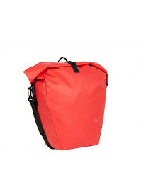 New rebel carbon planner rolltop fietstas 22 liter rood