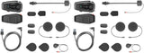Interphone helm communicatie systeem u-com 8 r com. system helmet u-com8r doublekit