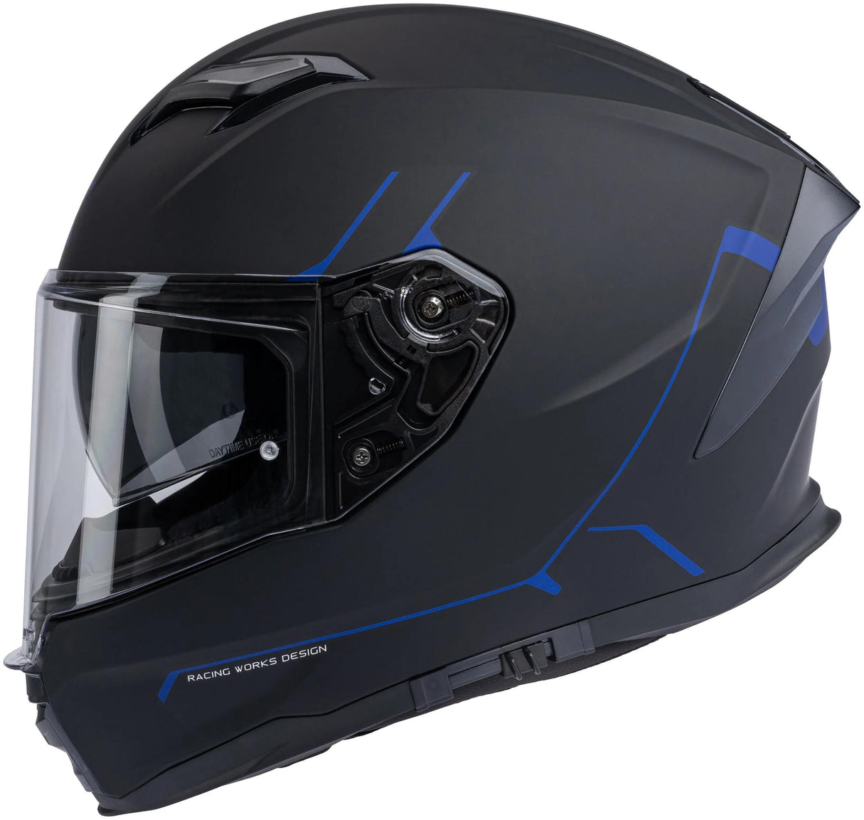 Spec-x integralhelm sx-82.03 r2 stinger helmet sx-82.03 r2 black matt blue xxl pinre