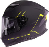 Spec-x integralhelm sx-82.03 r2 stinger helmet sx-82.03 r2 bw matt neon yellow s pin