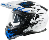 Spec-x endurohelm sx-62.01 r1 stinger adv helmet spac-x sx-62.01 r1 sting. adv xxl white blue