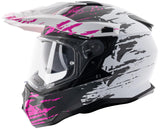 Spec-x endurohelm sx-62.01 r1 stinger adv helmet spac-x sx-62.01 r1 stinger adv l white pink