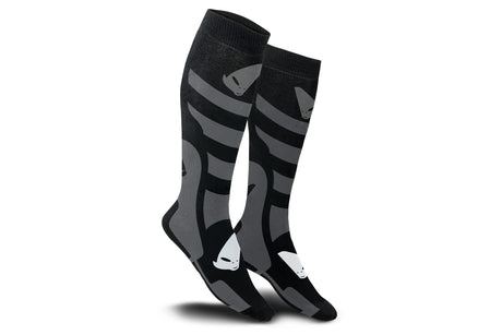 Ufo plast sokken off - road socks ufo short black grey gr. m