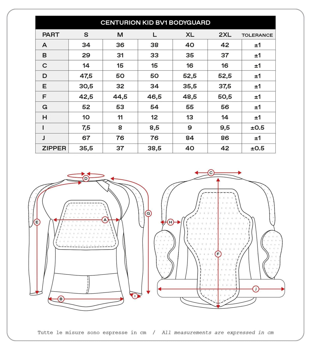 Ufo plast protektorenhemd centurion bv1 children's protec. shirt centurion bv1 black l
