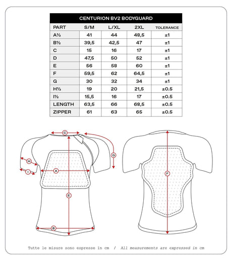 Ufo plast protektorenhemd centurion bv2 protector shirt ufo bv2 centurion black xxl