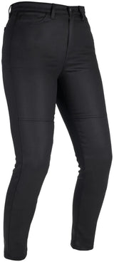 Oxford broek aa waxed jeggings trousers oa waxed ladies black short size 1