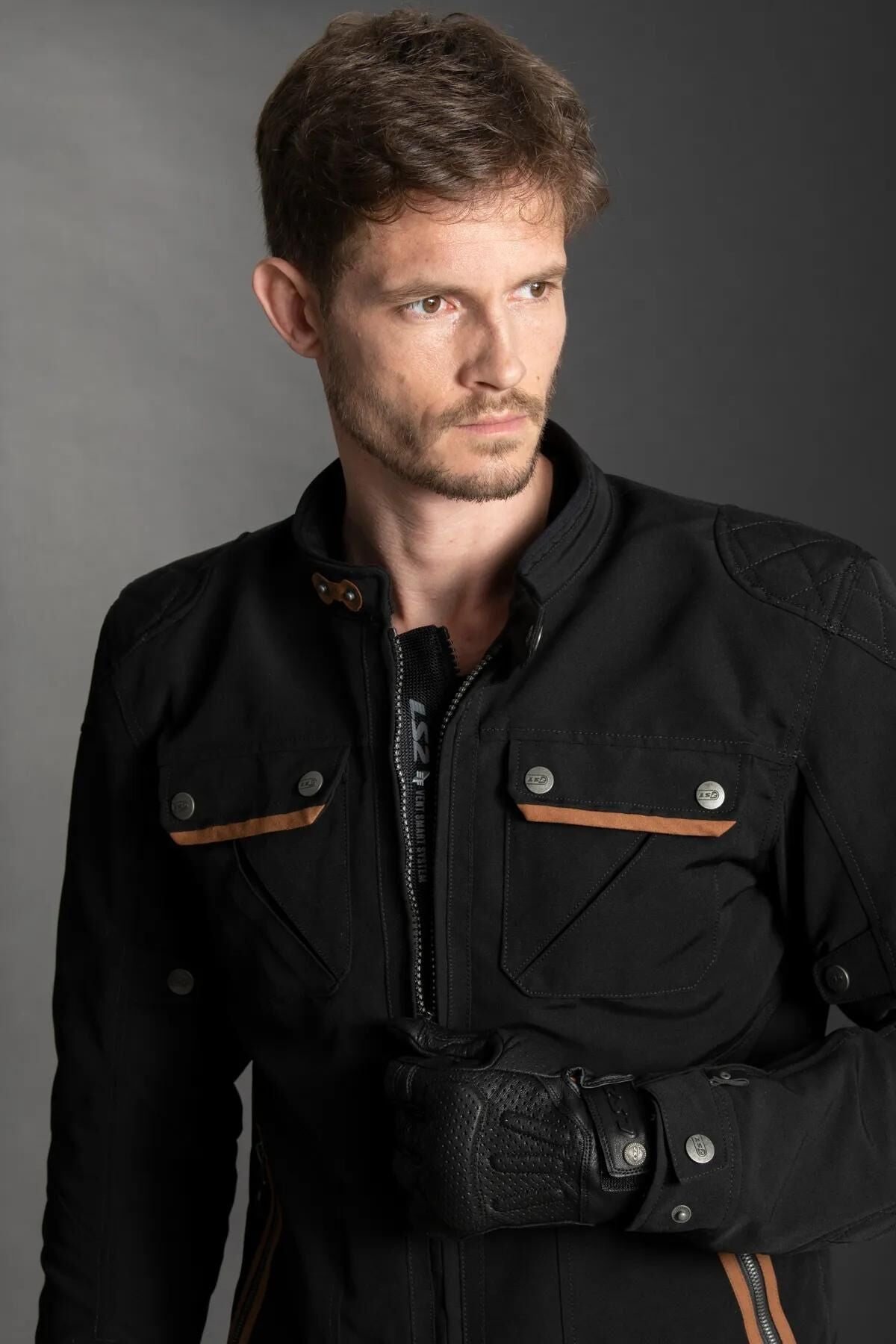 Ls2 jas bullet jacket bullet man black m