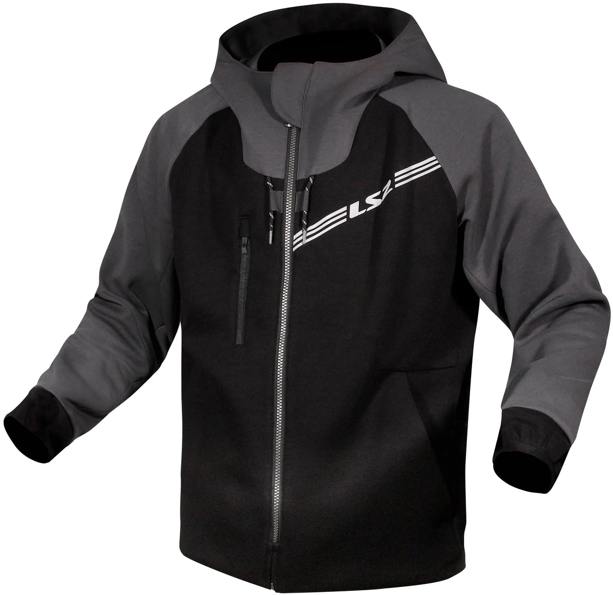 Ls2 jacke throttle jacket throttle man black dark gray xl