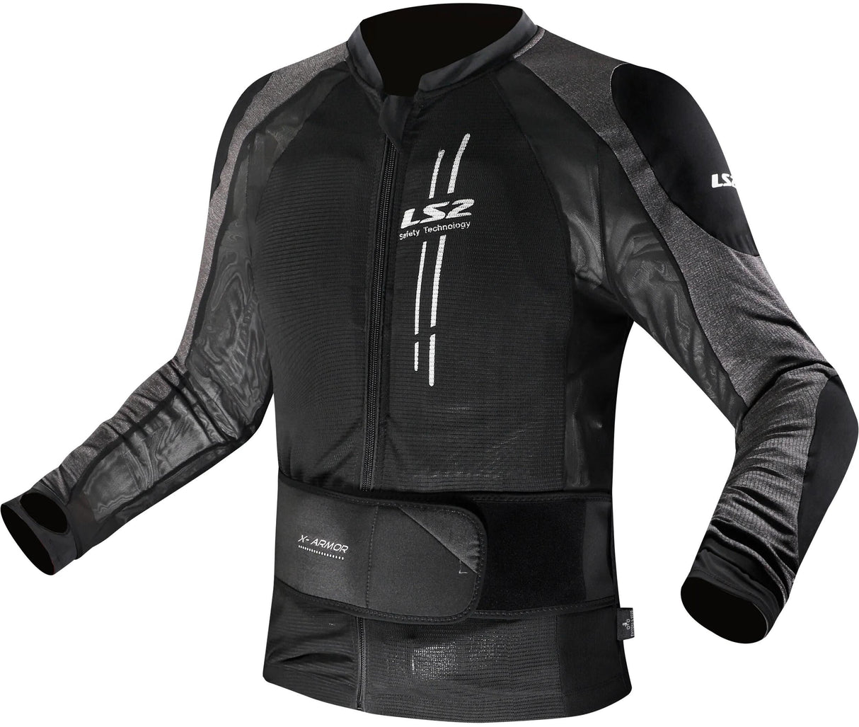 Ls2 jas x-armor jacket x-armor man black silver 3xl 4xl