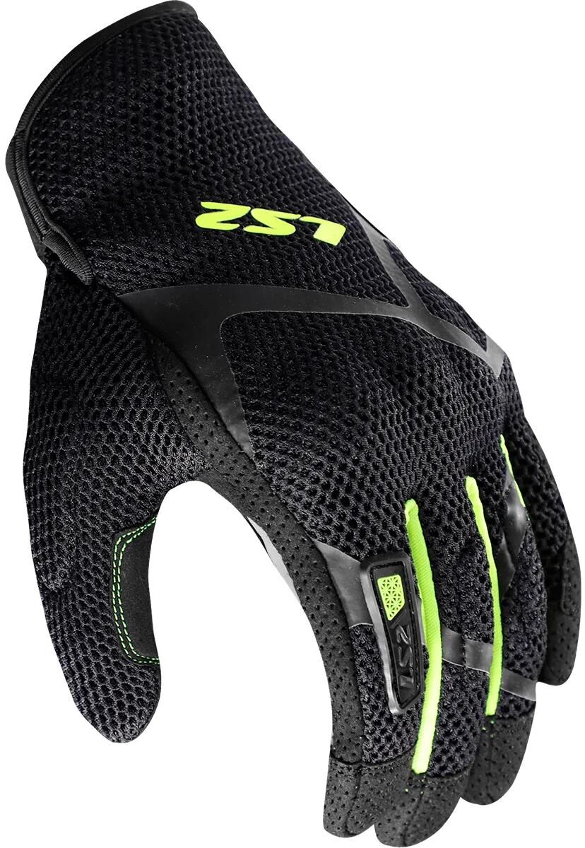 Ls2 handschuh ray ii man glove ray ii mens black yellow m
