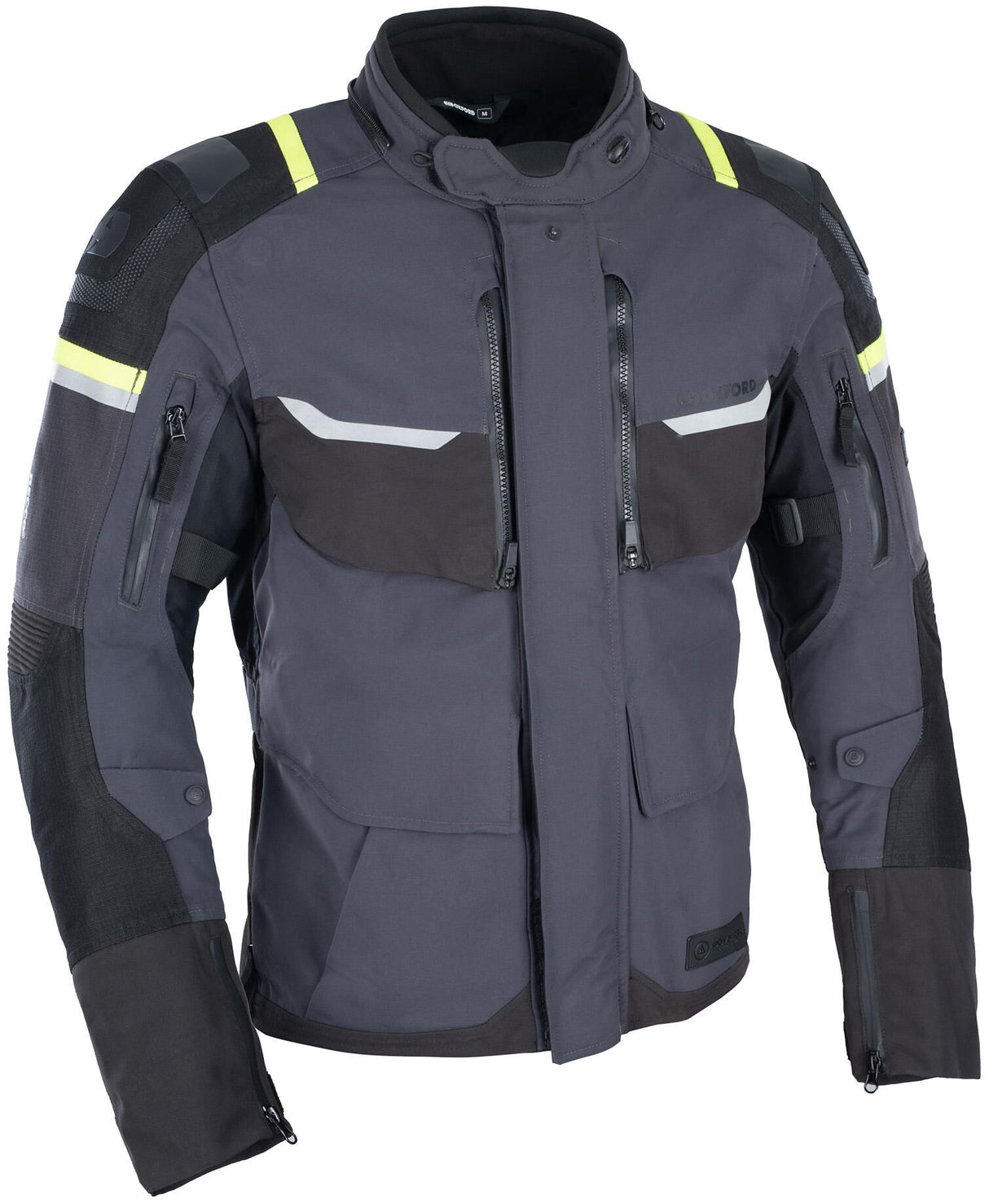 Oxford jas stormland jacket stormland gray sw neon yellow gr. x
