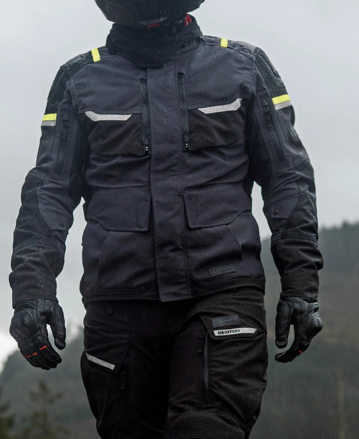 Oxford jas stormland jacket stormland gray sw neon yellow gr. s