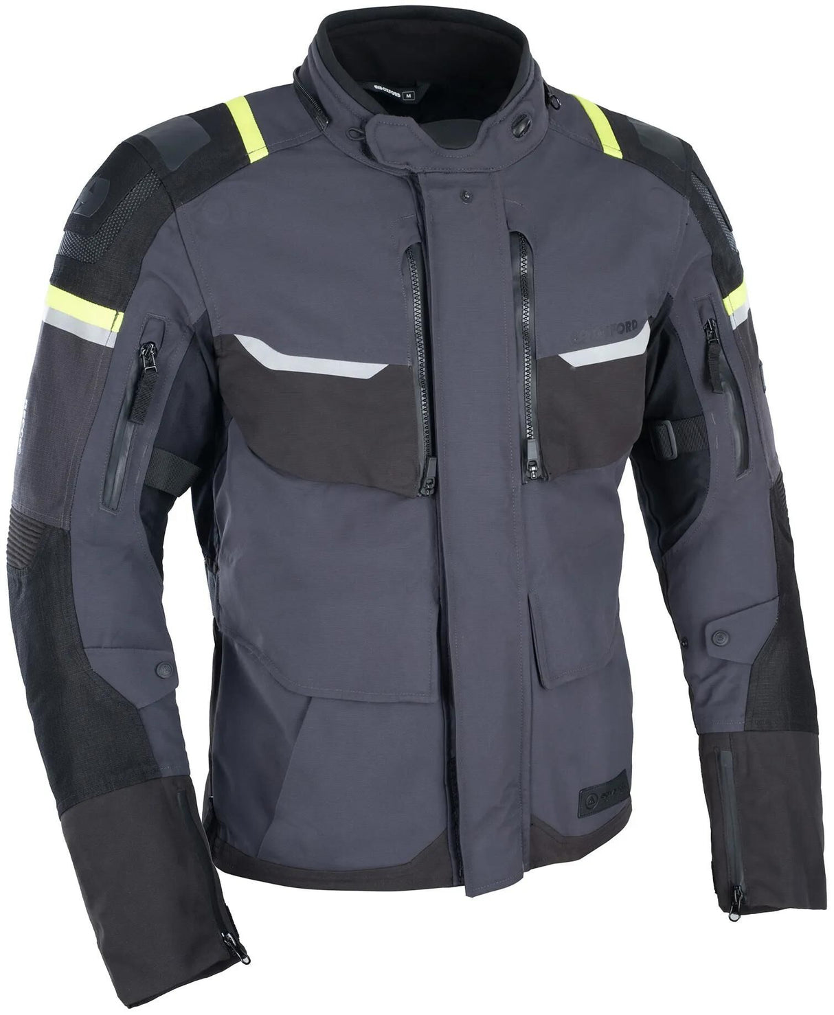 Oxford jas stormland jacket stormland gray sw neon yellow gr. 3