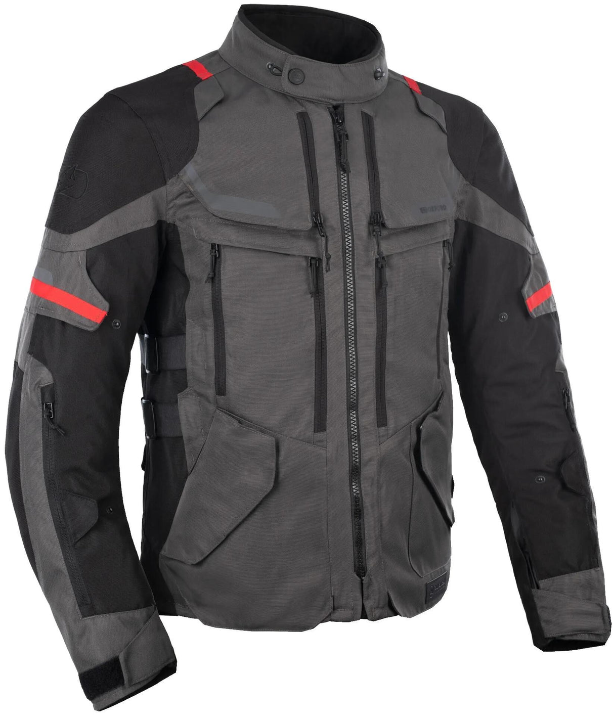 Oxford jas rockland jacket rockland gray sw red gr. xxl