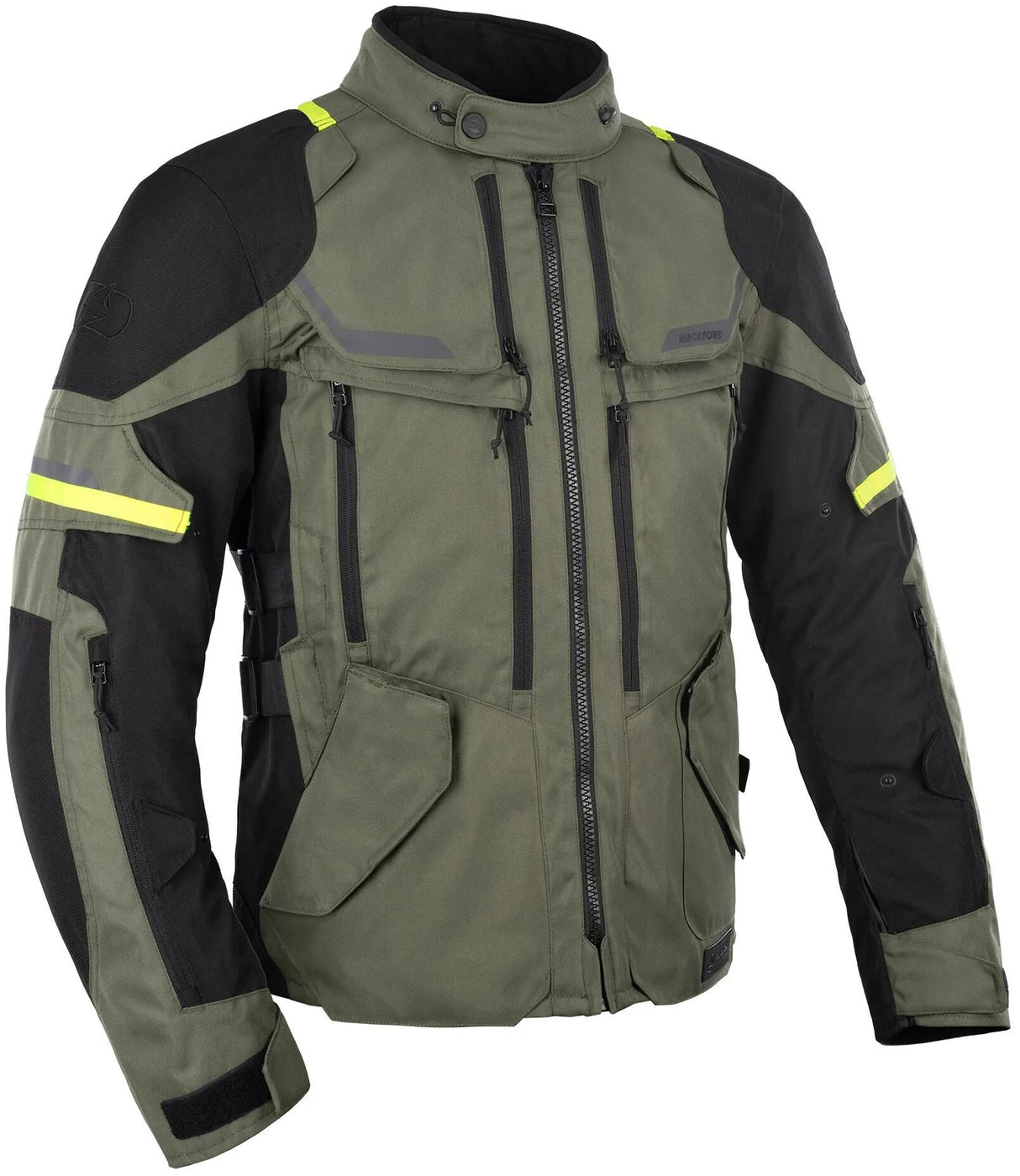 Oxford jas rockland jacket rockland brown bw yellow gr. s