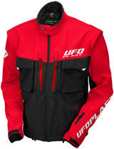 Ufo plast jas taiga enduro jacket ufo black red gr. xxl