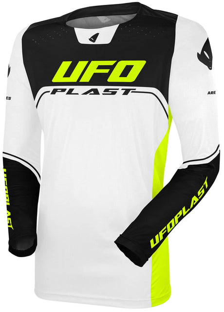 Ufo plast jersey mx ares mx jersey ufo ares white black gr. l