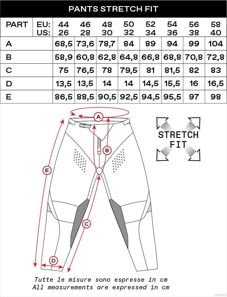 Ufo plast hose mx ares mx trousers ufo ares white black gr. 46