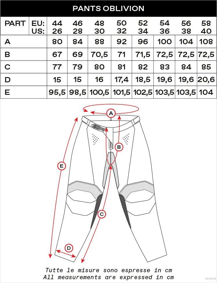 Ufo plast hose mx oblivion mx trousers ufo oblivion red white gr. 48