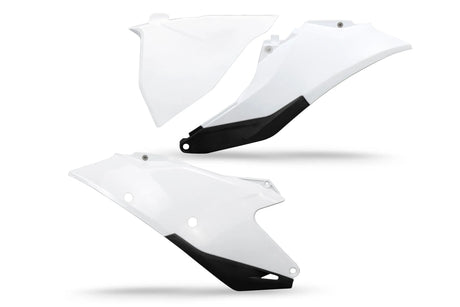 Ufo plast seitenverkleidung side covers ufo gasgas white
