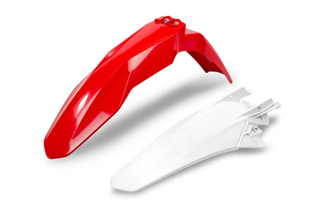 Ufo plast kotflügelsatz mudguard set ufo gasgas oem red white