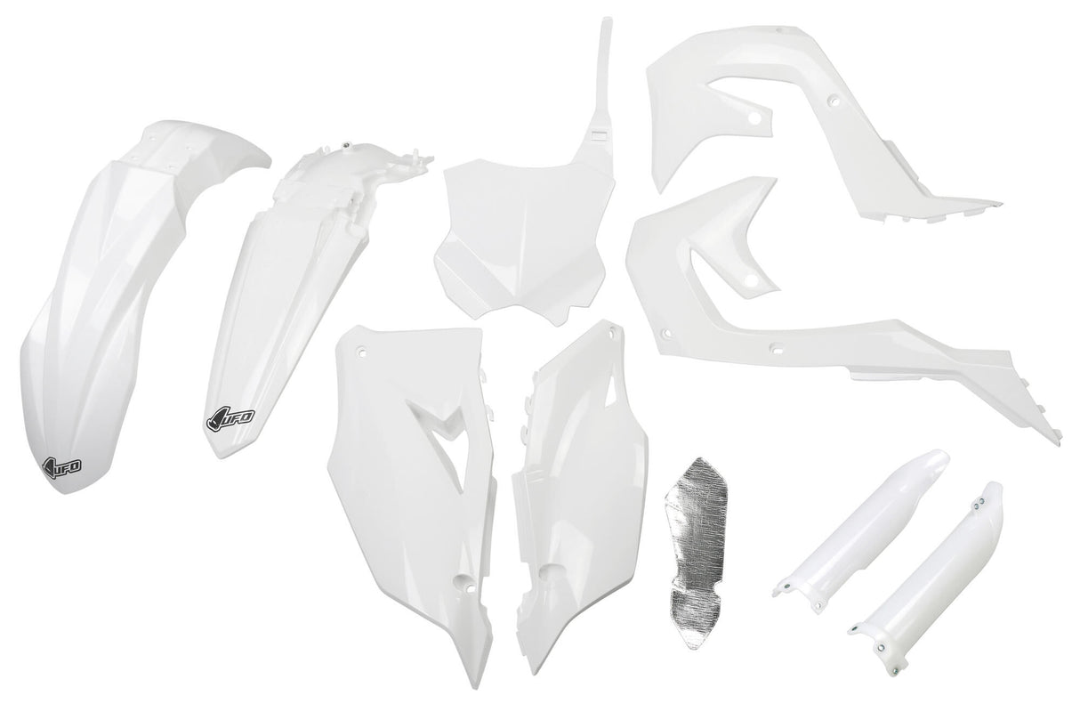 Ufo plast verkleidungssatz trim kit ufo kawasaki white