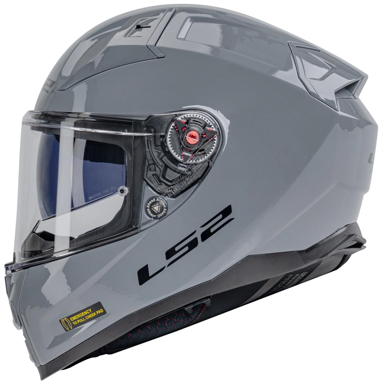 Ls2 integraalhelm ff811 vector ii solid helmet vector ii gray gr. xxs