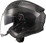 Ls2 jethelm of603 infinity ii carbon solid helmet infinity ii carbon black gr. m