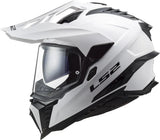 Ls2 endurohelm mx701 explorer solid helmet explorer white gr. xxl