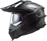 Ls2 endurohelm mx701 explorer carbon solid helmet explorer carbo black gr. l