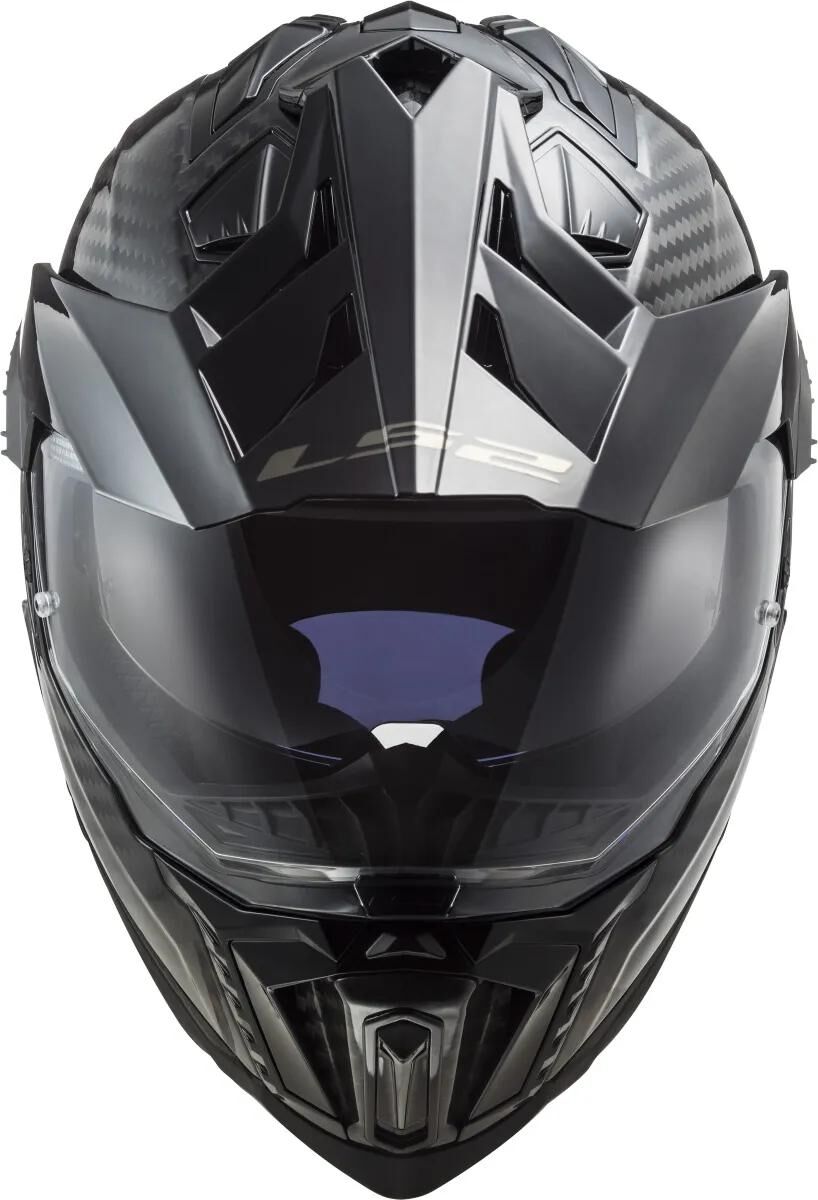 Ls2 endurohelm mx701 explorer carbon solid helmet explorer carbo black gr. l