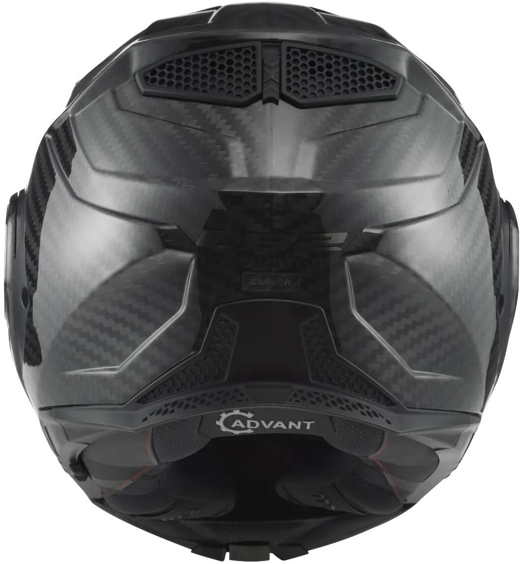 Ls2 opklaphelm ff901 advant x carbon solid helmet advant x carbo black gr. s