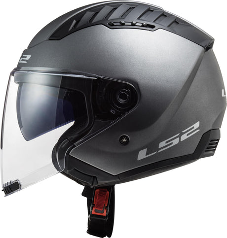 Ls2 jethelm of600 copter ii solid helmet copter ii soli titanium matt gr. xl