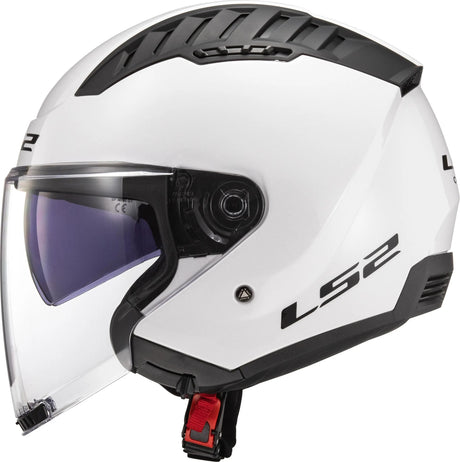 Ls2 jethelm of600 copter ii solid helmet copter ii soli white gr. l