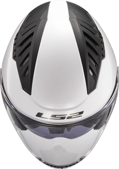 Ls2 jethelm of600 copter ii solid helmet copter ii soli white gr. l