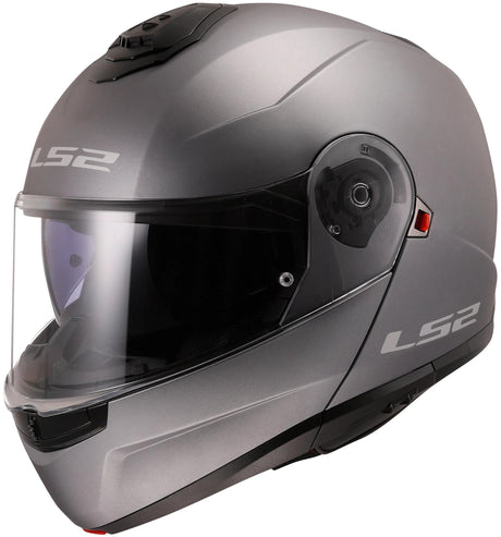 Ls2 opklaphelm ff908 strobe ii solid helmet strobe ii ff90 solid ti matt gr. xl